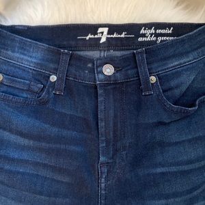 NEW! 7 For All Mankind High Waist Ankle Gwenevere